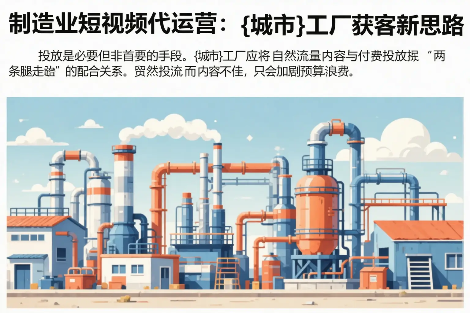 制造业短视频代运营：靖西工厂获客新思路